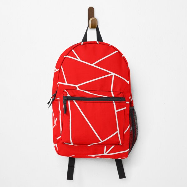 Item preview, Ultimate Red White Mosaic Lines designed and sold by rewstudio.