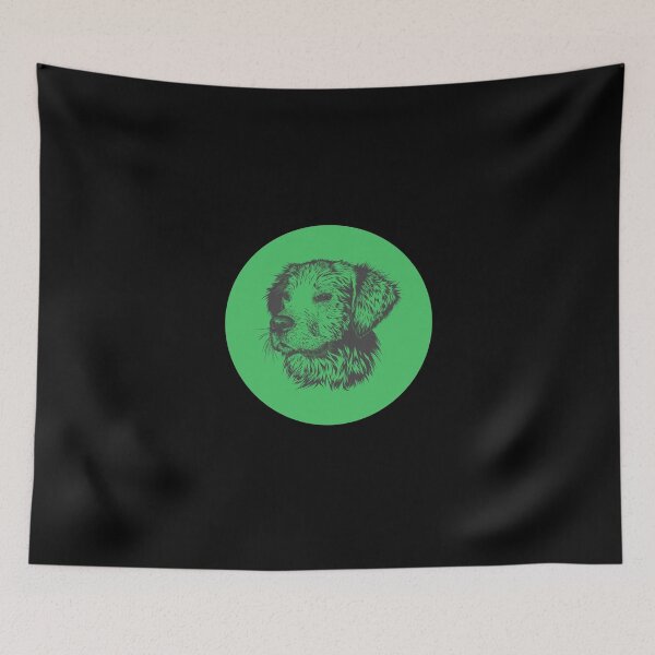 Item preview, Puppy Drawing Cute Animals Green Funny Cute Dog Lover Gift designed and sold by Hyper-Field.