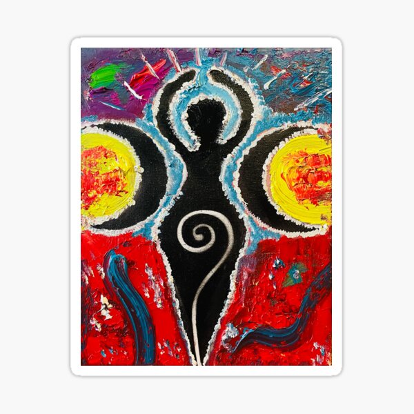Goddess of Enlightenment 3 Sticker