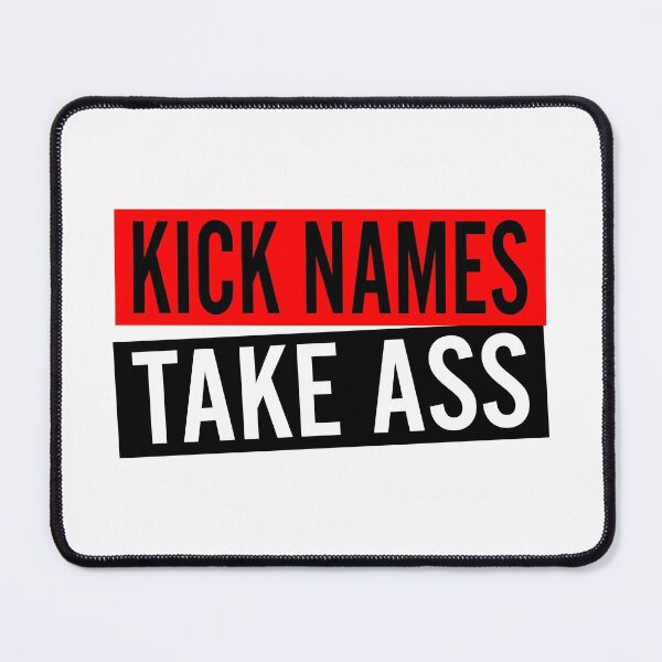 Item preview, Kick Names Take Ass Essential Sticker designed and sold by SW33TSP0T.