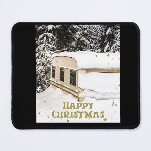 Item preview, Romany gypsy caravan, snow covered tabbet ,happy Christmas designed and sold by amy greaves.