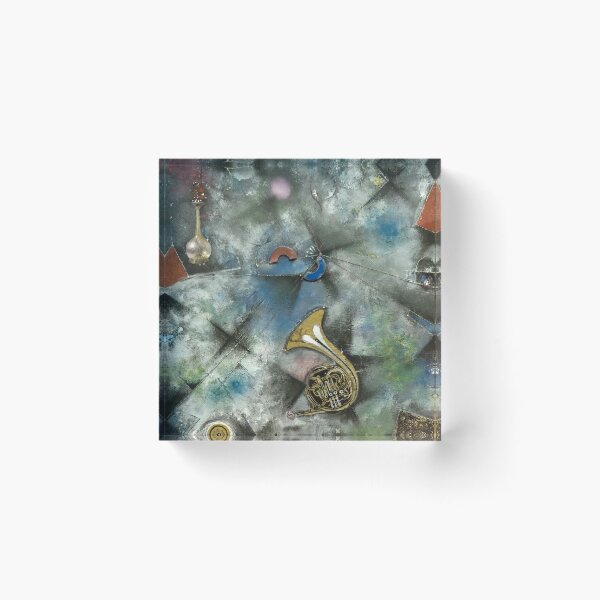 Item preview, The Horn Part, mixed media on cardboard designed and sold by GeosJanvis.