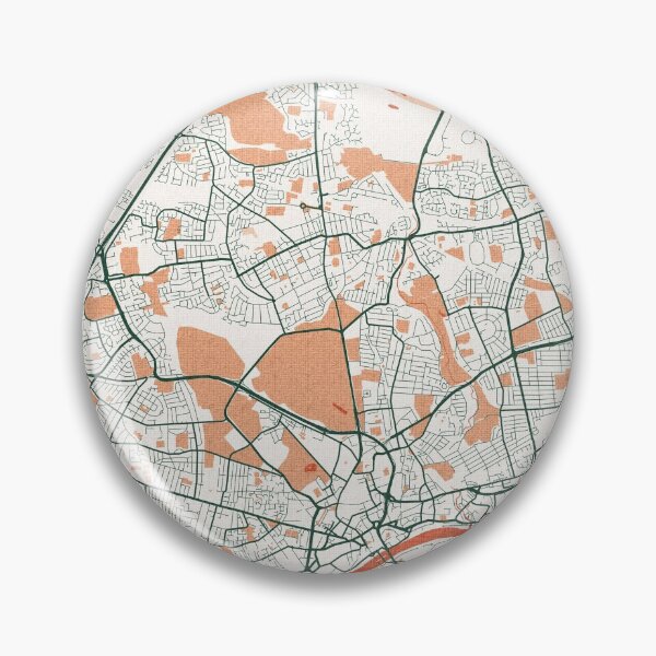 Artikelvorschau, Newcastle upon Tyne Stadtplan von England - Bohemian entworfen und verkauft von deMAP.