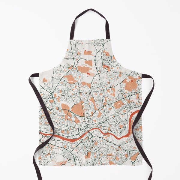 Item preview, Newcastle upon Tyne City Map of England - Bohemian designed and sold by deMAP.