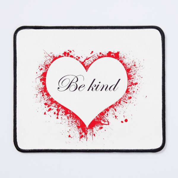 Item preview, BE KIND TEXT IN RED HEART designed and sold by Yawarhassan9621.