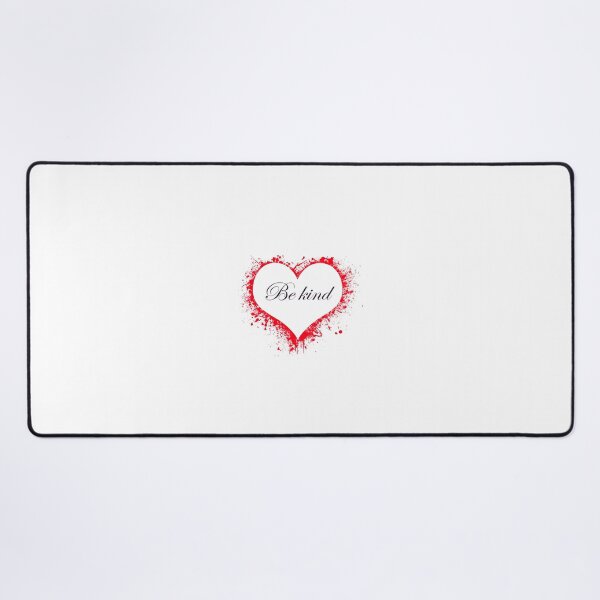 Item preview, BE KIND TEXT IN RED HEART designed and sold by Yawarhassan9621.