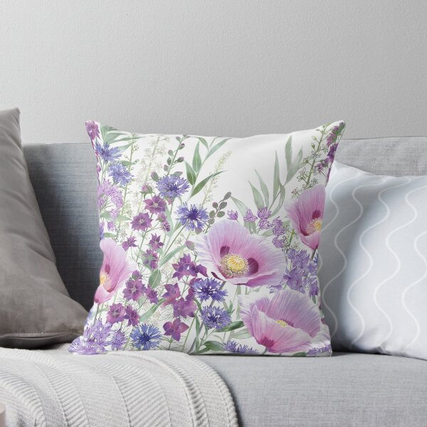 Artikel-Vorschau von Rosa Sommertage - Mohnblumengarten, designt und verkauft von Fiona Calder Designs.