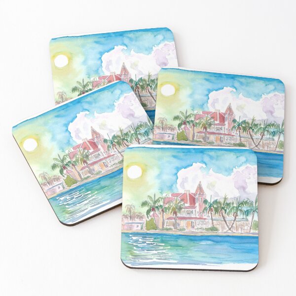 Item preview, Southernmost Key West Florida Water Reflections and House designed and sold by artshop77.