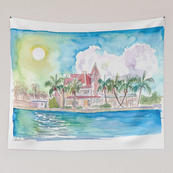 Item preview, Southernmost Key West Florida Water Reflections and House designed and sold by artshop77.