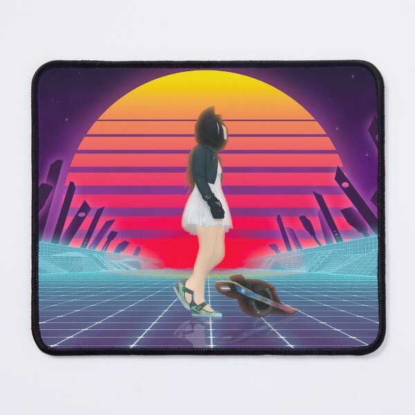 Retrowave Onewheel Mouse Pad