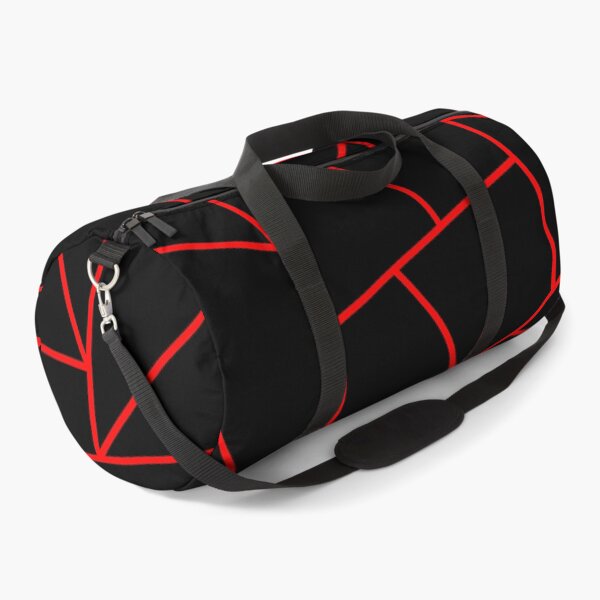Item preview, Red Mosaic Lines On Black designed and sold by rewstudio.