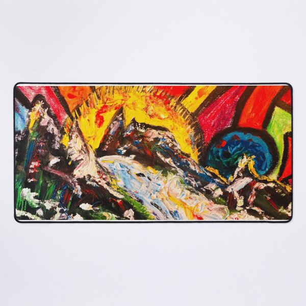 WAYWARD MOUNTAINS, SKY OF DEFIANCE Desk Mat