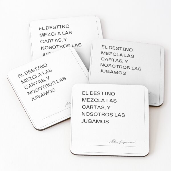 Item preview, El destino mezcla las cartas  designed and sold by tattib.