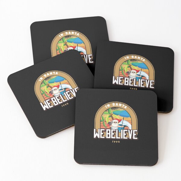 Item preview, we believe in santa in the beach funny gift idea Christmas holiday family  designed and sold by Yonshop.