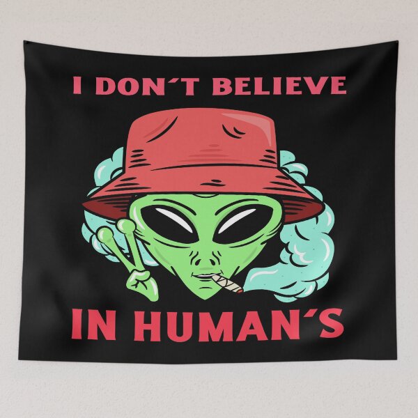 Item preview, I Don't Believe In Humans Design designed and sold by Paula Helit.