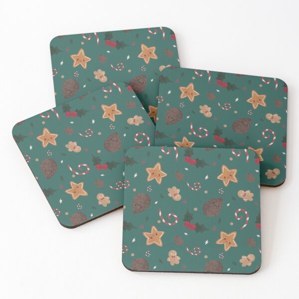Item preview, Cute Green Christmas Medley Pattern designed and sold by SweetWhimsy.