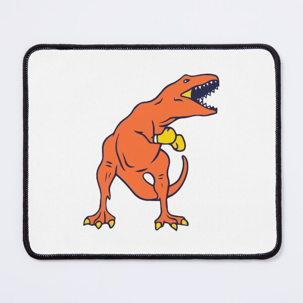 Item preview, Orange Dinosaur Boxing Cartoon designed and sold by Goba Bali Studio.