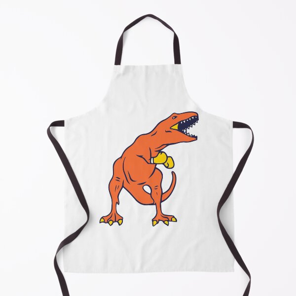 Item preview, Orange Dinosaur Boxing Cartoon designed and sold by Goba Bali Studio.