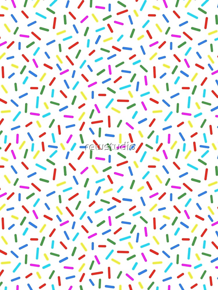 Bright Colorful Rainbow Sprinkles by rewstudio