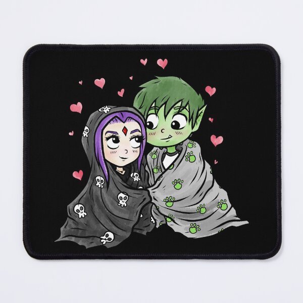 Item preview, BBRAE Blanket snuggles - Beast Boy and Raven designed and sold by CryptidArt.