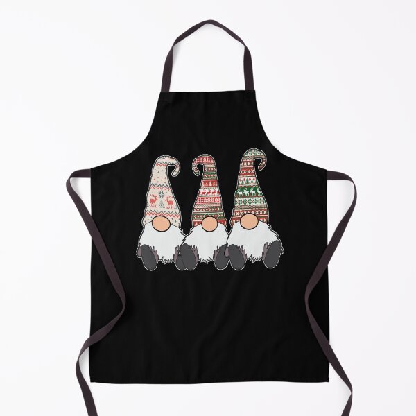 Item preview, 3 Nordic Gnomes Winter Christmas Swedish Tomte Cute Elves designed and sold by funnytshirtemp.