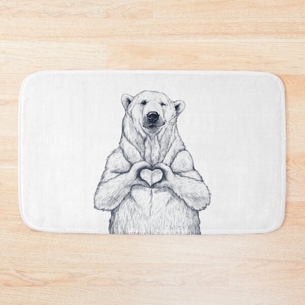 Item preview, polar bear one love designed and sold by Niti-Niti.