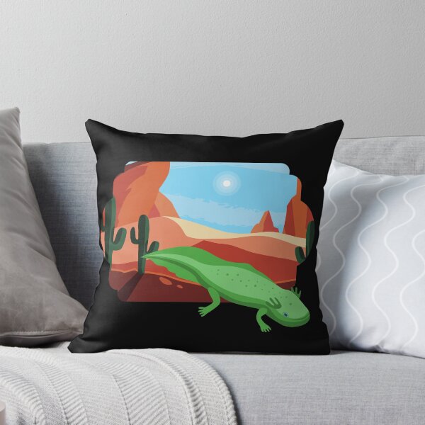 Aperçu de l'œuvre Axolotl vert dans les dunes créée et vendue par Keffy.