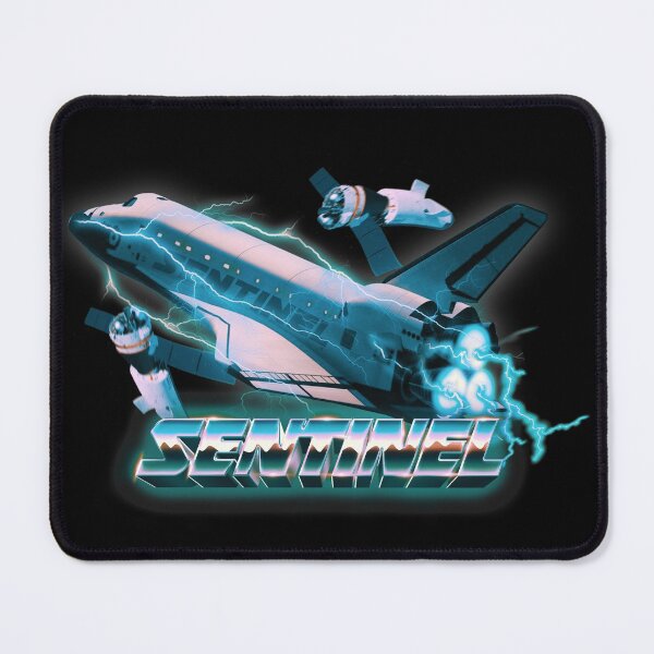 Item preview, Blue space shuttle airplane with lightnings designed and sold by Mateo Galic.