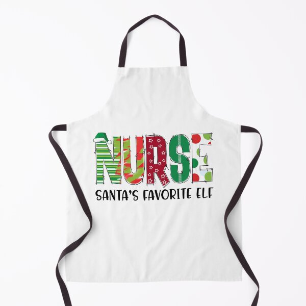 Item preview, Nurse Funny Christmas Santa's Favorite Elf designed and sold by Dolphin Graphic.