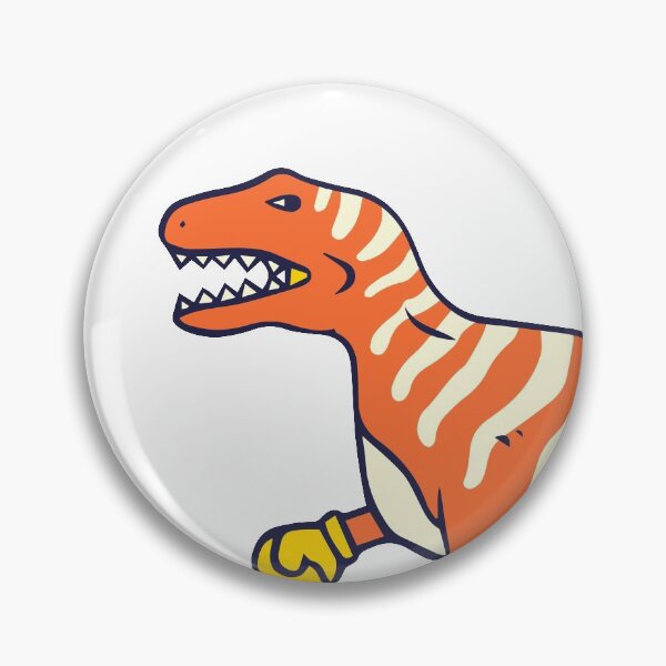 Item preview, Orange Dinosaur Boxing Cartoon designed and sold by Goba Bali Studio.