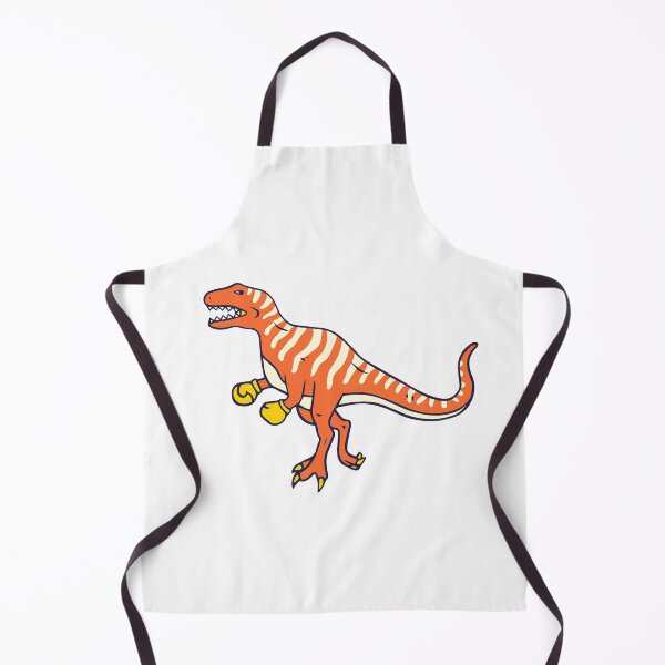 Item preview, Orange Dinosaur Boxing Cartoon designed and sold by Goba Bali Studio.