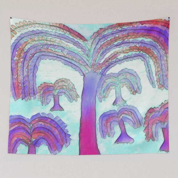 Item preview, Fountain of Joy-  Flowers Tree Design  designed and sold by mindmaster007.