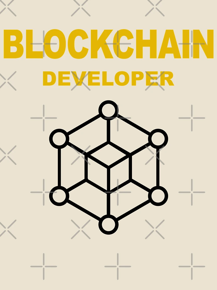 Thumbnail 4 of 4, Relaxed T-Shirt, Blockchain Developer, Cryptocurrency, Software Engineer, Computer Science, Fullstack Developer, Programming Humor designed and sold by Max-Wear.