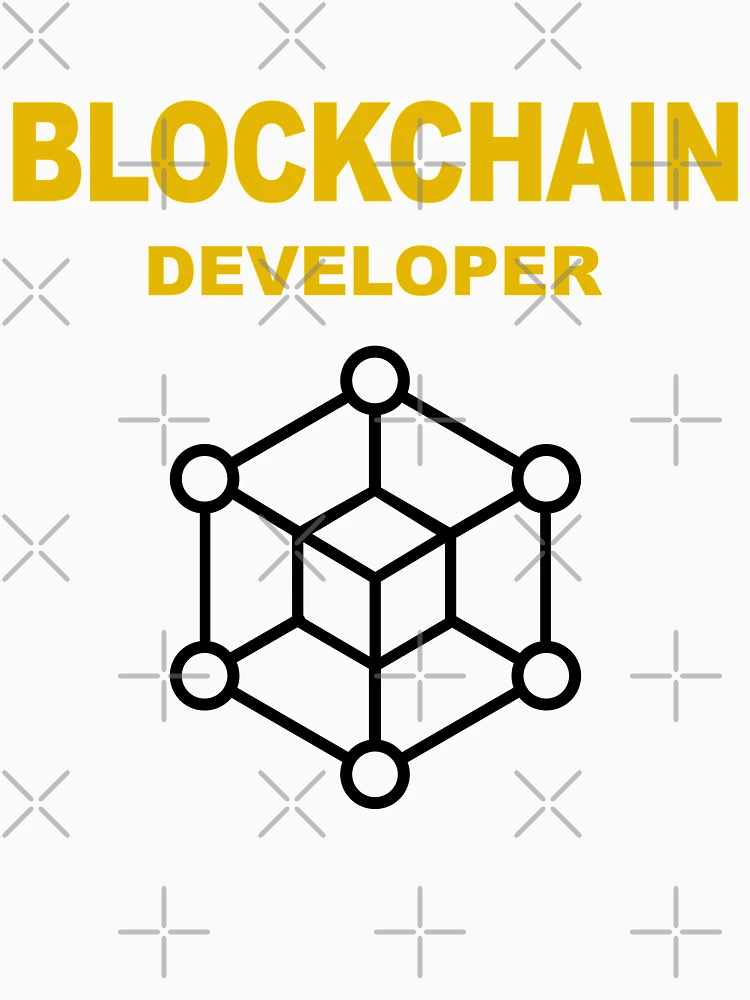 Thumbnail 7 of 7, Classic T-Shirt, Blockchain Developer, Cryptocurrency, Software Engineer, Computer Science, Fullstack Developer, Programming Humor designed and sold by Max-Wear.