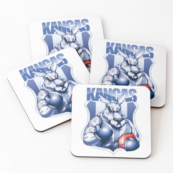 Item preview, North Melbourne Kangaroos mascot - Original artwork by Brocker designed and sold by baproducts.