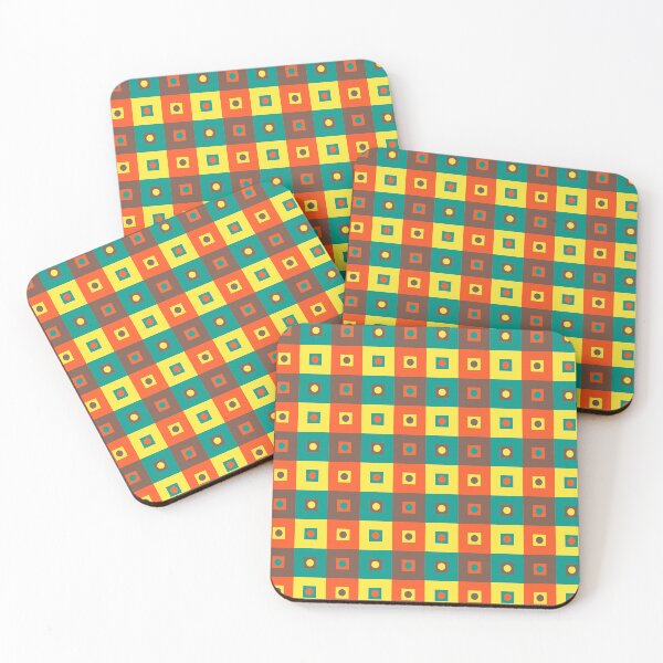 Item preview, Bright and Colorful Shapes Pattern designed and sold by pearl-carnation.