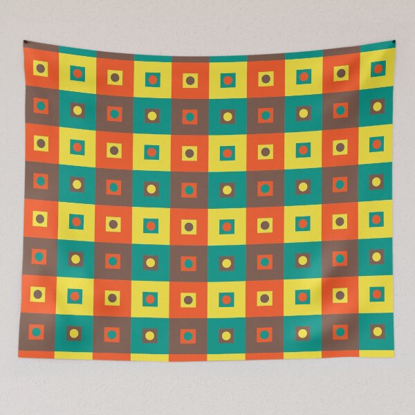 Item preview, Bright and Colorful Shapes Pattern designed and sold by pearl-carnation.