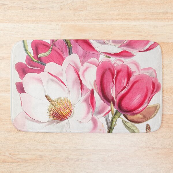 Item preview, Pink Magnolia Vintage Botanical designed and sold by livianasgifts.
