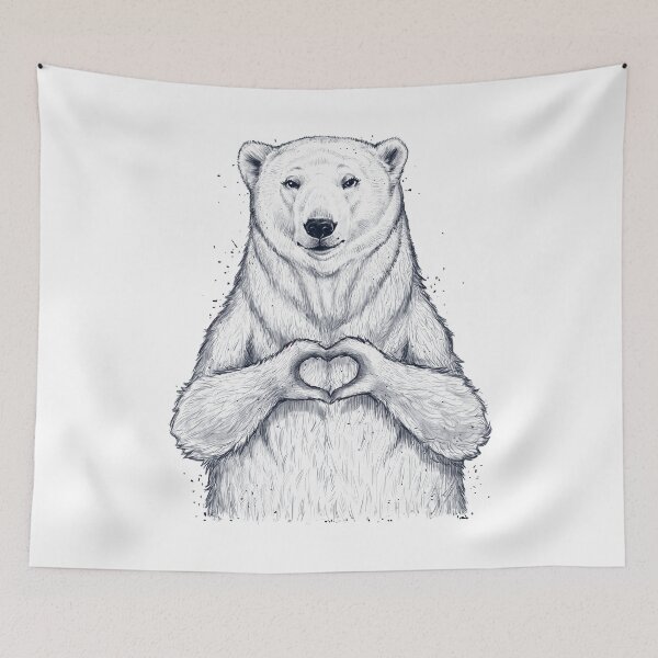 Item preview, polar bear one love  designed and sold by Niti-Niti.