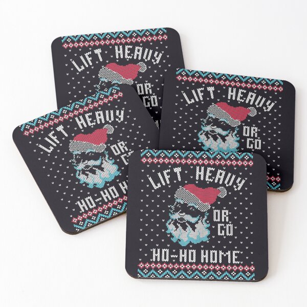 Item preview, Lift Heavy Or Go Ho-Ho-Home - Fun Gym Working LIfting Ugly Festive Design designed and sold by madtoyman.