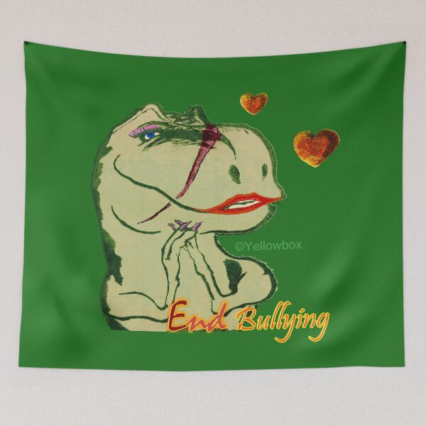 Item preview, END BULLYING - Yellowbox ink painting designed and sold by twyellowbox.