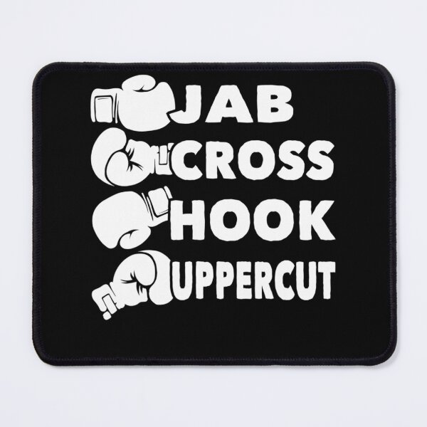Item preview, Jab Cross Hook Uppercut Boxing Lover Gym Boxer Kickboxing designed and sold by JohannesLang.