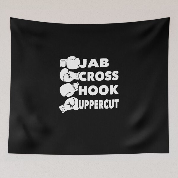 Item preview, Jab Cross Hook Uppercut Boxing Lover Gym Boxer Kickboxing designed and sold by JohannesLang.
