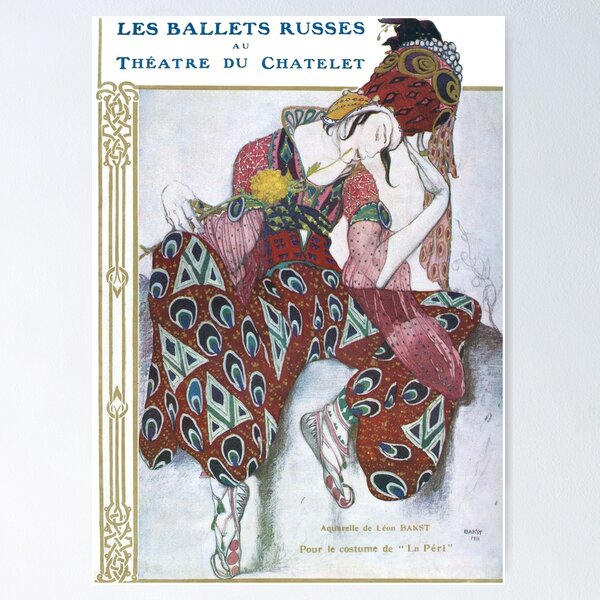 Item preview, Russian Ballet - Vintage Art designed and sold by RickE.