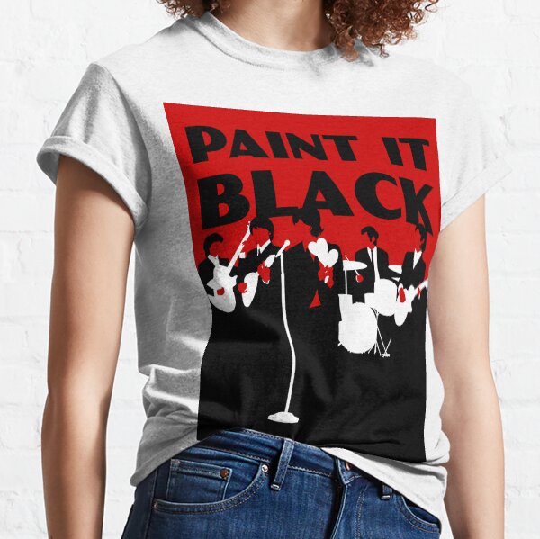 Impression pop art minimaliste originale des Rolling Stones T-shirt classique