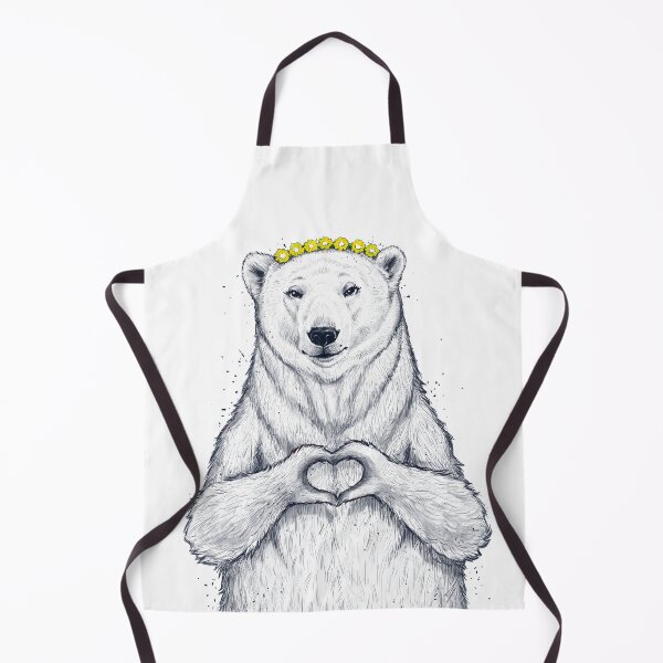 Item preview, polar bear one love with chamomile designed and sold by Niti-Niti.