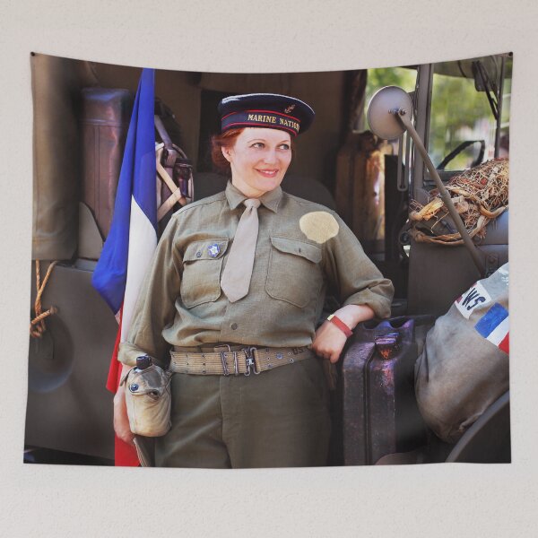 Item preview, Second World War. Female soldier at the Liberation of Paris. designed and sold by Sara Sanchez PHOTO.