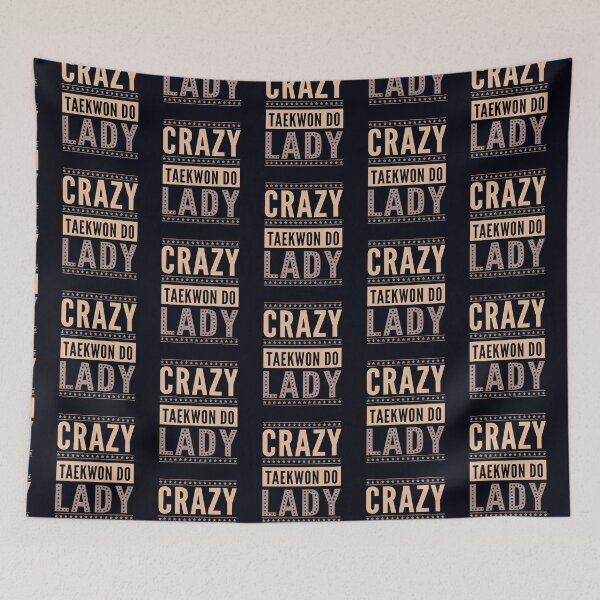 Item preview, Crazy Taekwon-Do Lady - Female Korean Martial Art designed and sold by madtoyman.
