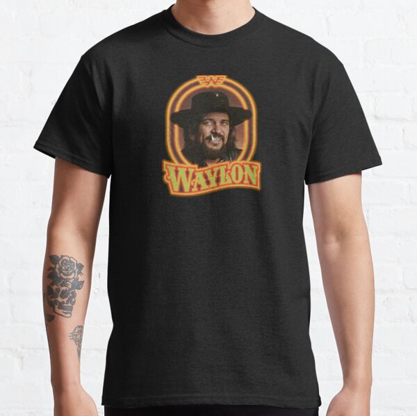 Waylon Jennings Smoking Classic T-Shirt
