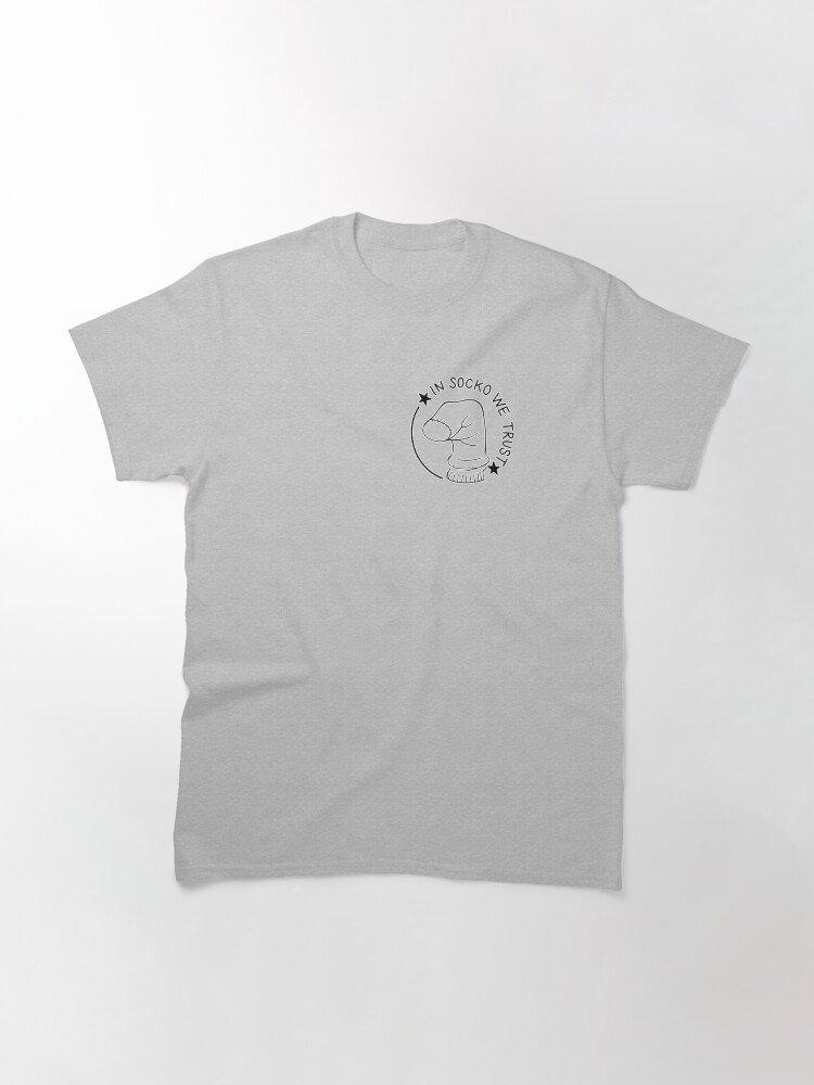 Thumbnail 3 of 7, Classic T-Shirt, In Socko we trust designed and sold by PharLapcartoon.